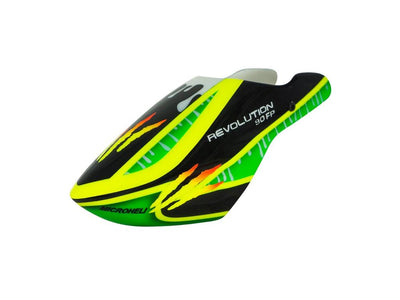 Airbrush Fiberglass Green Scratch Canopy - Blade Revolution 90 FP : MH-90FP080GS