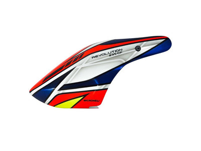 Airbrush Fiberglass Red Transformer Canopy - Blade Revolution 235 CP : MH-235C080RT