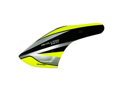 Airbrush Fiberglass Silver Knight Canopy - Blade Revolution 235 CP : MH-235C080SK