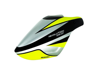 Airbrush Fiberglass Silver Knight Canopy - Blade Revolution 235 CP : MH-235C080SK