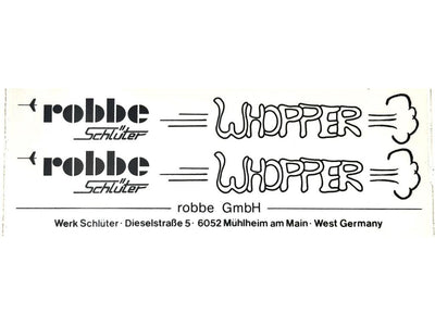 Robbe Decal Set Whopper : S-3829