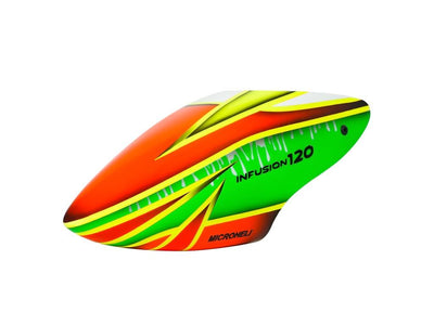 Airbrush Fibreglass Fire Hunter Canopy - Blade Infusion 120 : MH-I120080FH