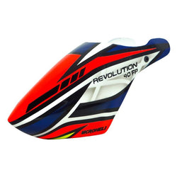 Airbrush Fibreglass Red Transformer Canopy - Blade Revolution 90 FP : MH-90FP080RT