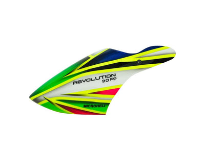 Airbrush Fibreglass Green Arrow Canopy - Blade Revolution 90 FP : MH-90FP080GA