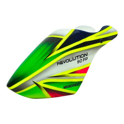 Airbrush Fibreglass Green Arrow Canopy - Blade Revolution 90 FP : MH-90FP080GA