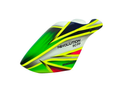Airbrush Fibreglass Green Arrow Canopy - Blade Revolution 90 FP : MH-90FP080GA