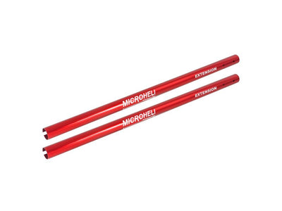 CNC Aluminium 270mm Tail Boom Extension (Red) - Blade Revolution 235 CP : MH-235C125BAX
