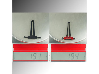 Aluminium/Carbon Fibre Anti-Rotation Guide Set (Red) - Blade Revolution 235 CP : MH-235C111