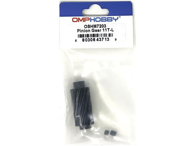 OMPHOBBY M7 Pinion Gear (11 Tooth - Long) : OSHM7203