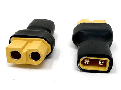 OMPHOBBY XT30 Male to XT60 Female Adapters (x2) : OSHM2362