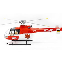 Flywing BO-105 RTF 4 Blade Head - Red : FW-BO105-RTF-RED