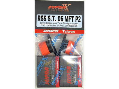 RCPROPLUS D6 Straight Connector Solderless : RSSSTD6MFTP2