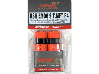 RCPROPLUS D6HV2 Straight Connector Solderless : RSHEMD6STMFTP4