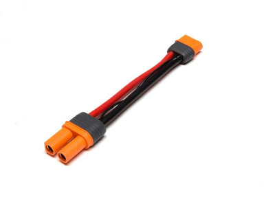 Spektrum IC5 Battery Connector to IC3 Device 4"/100mm; 10 AWG : SPMXCA508