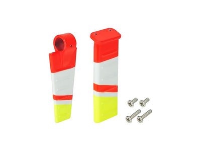 Microheli Airbrush Tail Fin Set For Hughes 300 Scale (MH-GSS1-SH31/SH32/SH33) : MH-GSS1-SH33F