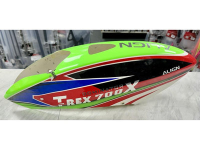 Align T-Rex 700X Painted Canopy - Green (Second Hand) : MHSH119