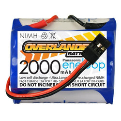 Overlander Panasonic Eneloop AA 2000mAh 6V Hump NiMH Battery : OV-2871