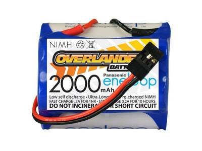 Overlander Panasonic Eneloop AA 2000mAh 6V Hump NiMH Battery : OV-2871
