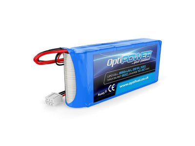 Optipower 2S 850mah 30C Receiver Pack : OPR8502S