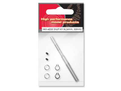 Scorpion HKII-4235 Shaft Kit XL (6mm 55mm) : HKII_4235_6_55