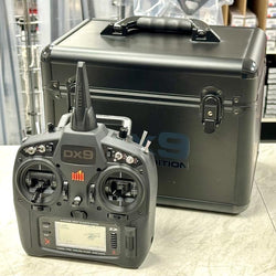 Spektrum DX9 Black 9-Channel DSMX Transmitter + Case (Second Hand) : MHSH61