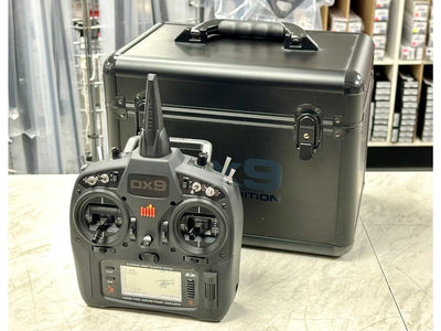 Spektrum DX9 Black 9-Channel DSMX Transmitter + Case (Second Hand) : MHSH61