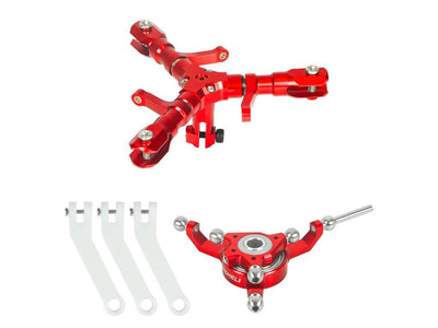 CNC Aluminium Triple Blade Conversion Set (Red) (For MH-235C101T Series) : MH-235C101TH