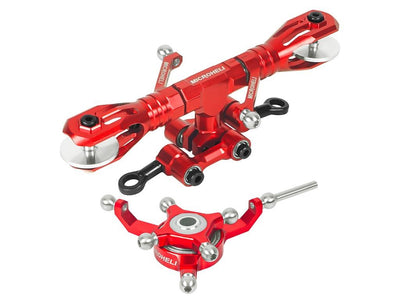 Precision CNC Aluminium Flybarless Head System (Red) - Blade Revolution 235 CP : MH-235C102F