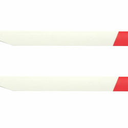 RC ERA C138 Bell206 Main Blade Set (White/Red) : SC4001228-WR