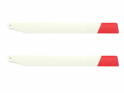 RC ERA C138 Bell206 Main Blade Set (White/Red) : SC4001228-WR