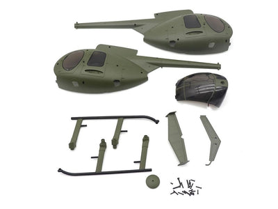 RC ERA C189 MD500 Body Shell Kit (Green) : SC4001156-G