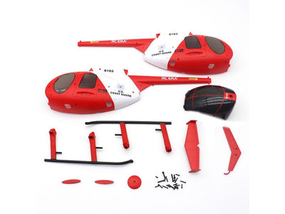 RC ERA C189 MD500 Body Shell Kit (Coast Guard) : SC4001156-R