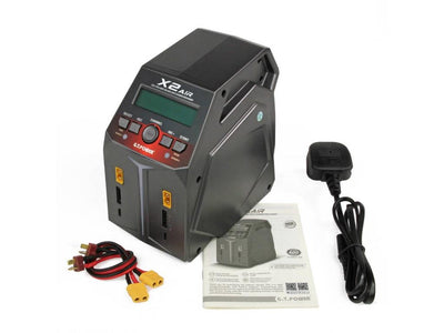 X2 Air Charger 2x100W AC/DC 12A Charger / Discharger (UK) : GTP0185