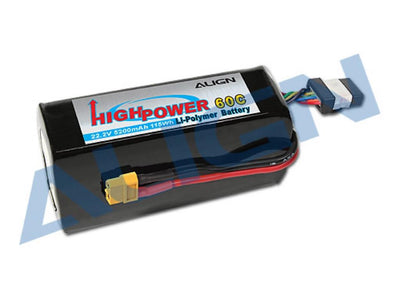 Align 6S1P 22.2V 5200mAh/60C LiPo : HBP52004T