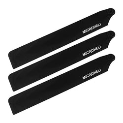 Microheli Plastic Triple Main Blade (For MH-GSS1001T Series) (Black) : MH-GSS1003TBK