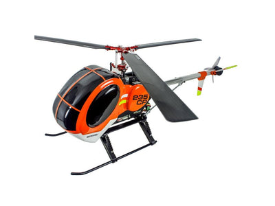 Airbrush Fibreglass Hughes 300 Scale W/ Landing Gear (OR-WT) - Blade Revolution 235 CP : MH-235C-SH34
