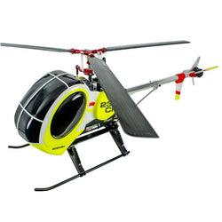 Airbrush Fibreglass Hughes 300 Scale W/ Landing Gear (Yellow) - Blade Revolution 235 CP : MH-235C-SH33