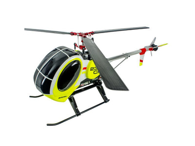 Airbrush Fibreglass Hughes 300 Scale W/ Landing Gear (Yellow) - Blade Revolution 235 CP : MH-235C-SH33