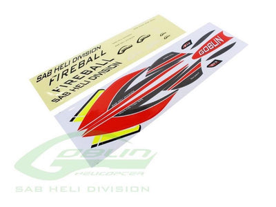 SAB Fireball Sticker Set : HA064-S