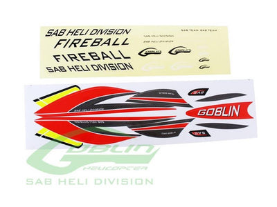 SAB Fireball Sticker Set : HA064-S