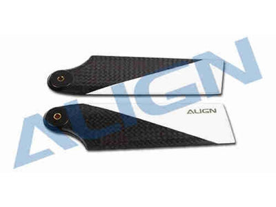 Align 95 Carbon Fibre Tail Blade - White : HQ0950CT