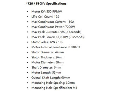 Goosky 4726 Motor : GT040194