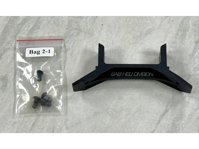 SAB Goblin Black Thunder Aluminium Rear Landing Gear Support (Second Hand) : MHSH10