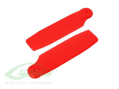 SAB Red Plastic Tail Blade 50mm - Fireball : H0828-R-S - Midland Helicopters