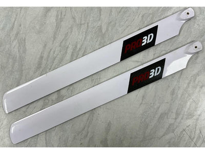 Pro 3D 430mm Carbon Main Blades (Second Hand) : MHSH130 - Midland Helicopters