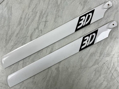 430mm 3D Carbon Main Blades (Second Hand) : MHSH47 - Midland Helicopters