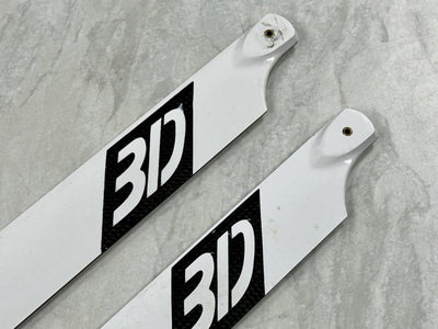 430mm 3D Carbon Main Blades (Second Hand) : MHSH47 - Midland Helicopters