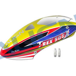 Align T-Rex 500X Painted Canopy (Seconds) : HC5125T-2ND