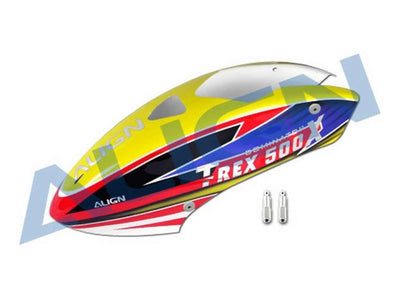 Align T-Rex 500X Painted Canopy (Seconds) : HC5125T-2ND