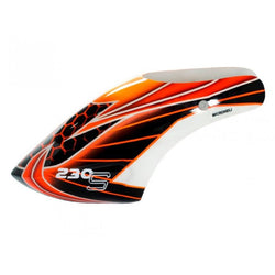 Airbrush Fiberglass Orange Laser Canopy - Blade 230S/V2/Smart : MH-230S080LS
